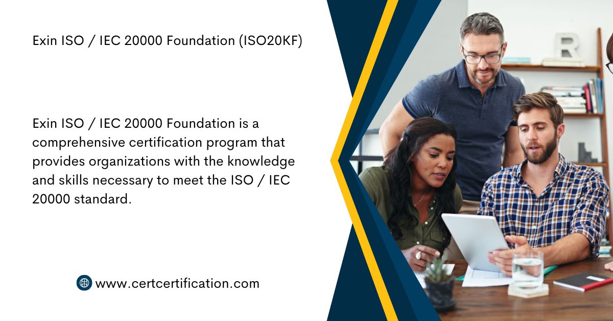 Exin ISO / IEC 20000 Foundation (ISO20KF) Exam Dumps