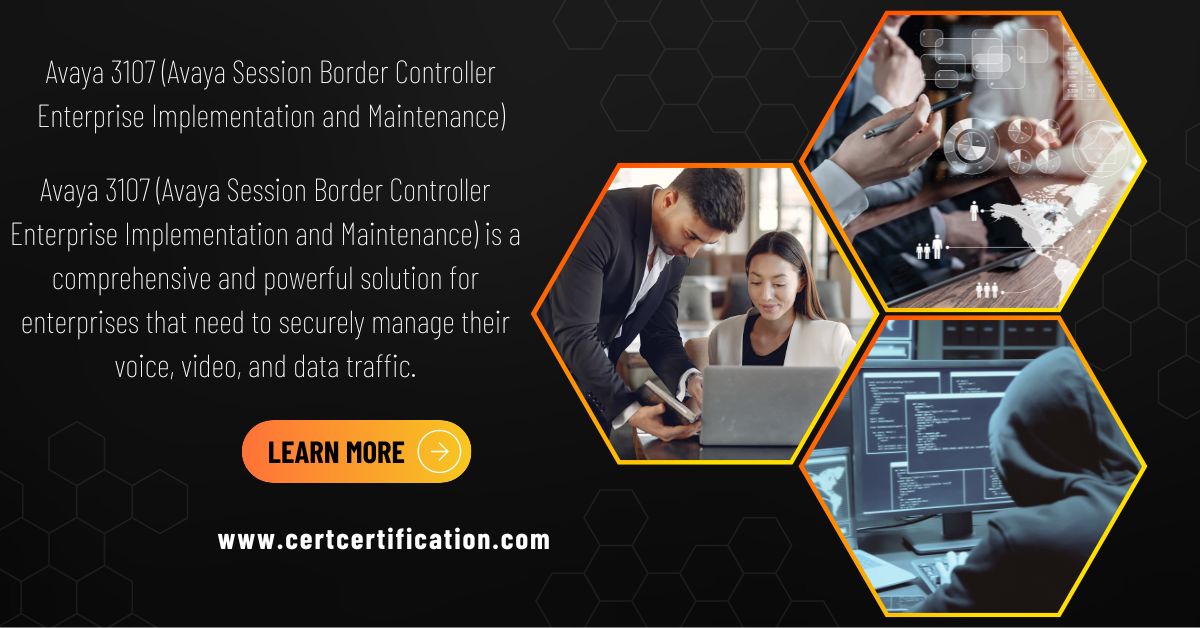 Avaya 3107 (Avaya Session Border Controller Enterprise Implementation and Maintenance)