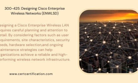 300-425 – Designing Cisco Enterprise Wireless Networks (ENWLSD)
