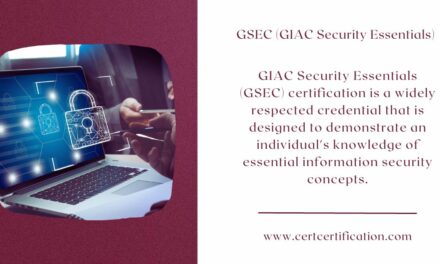 GSEC (GIAC Security Essentials) Certification Program