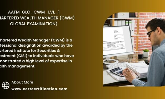 Top 10 Chartered Wealth Manager (CWM) Professional Advisor