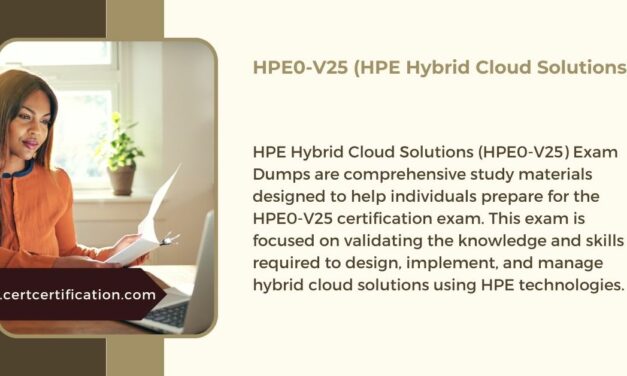 HPE Hybrid Cloud Solutions (HPE0-V25) Exam Dumps