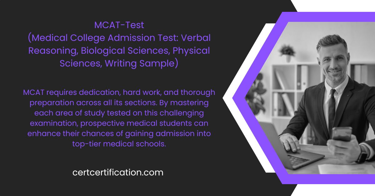 Medical College Admission Test (MCAT-Test) Study Material
