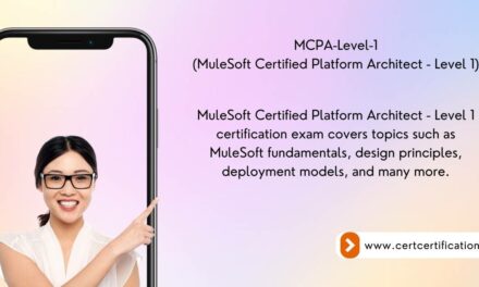 MuleSoft Certified Platform Architect – Level 1 (MCPA-Level-1)