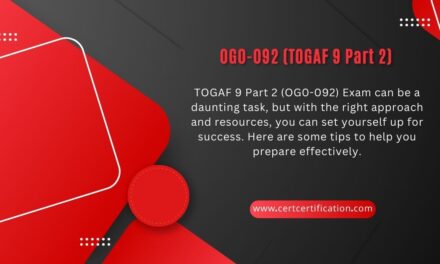 TOGAF 9 Part 2 (OG0-092) Exam Dumps