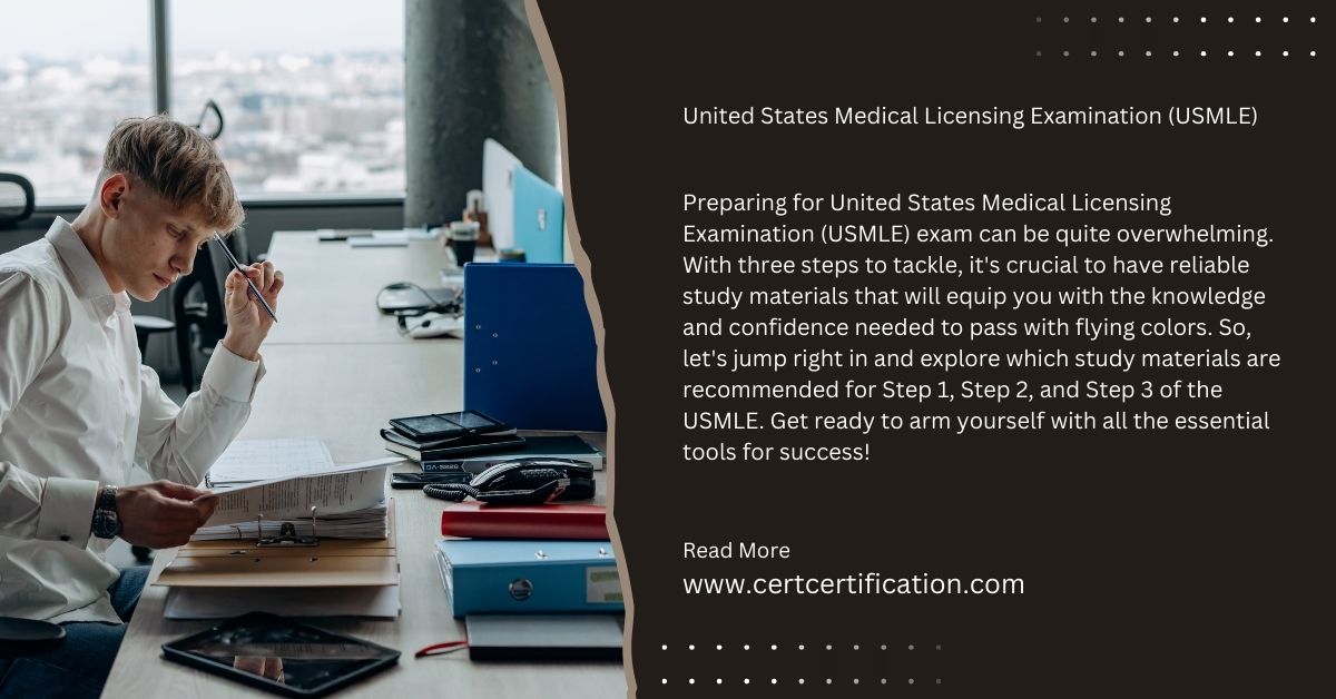 United States Medical Licensing Examination (USMLE) Study Material
