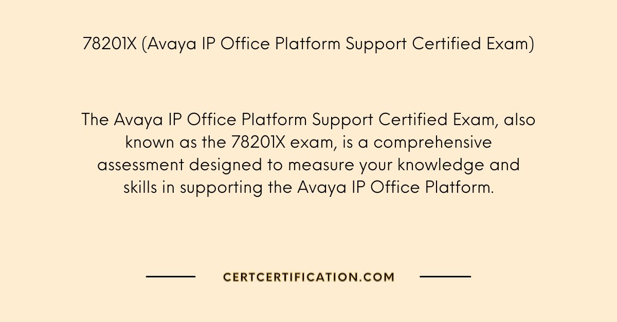 Everything You Need to Know About Avaya IP Office Platform Support Certified Exam