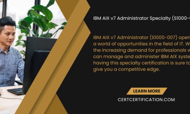 IBM AIX v7 Administrator Specialty (S1000-007) Study Material