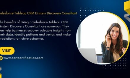 Top 10 Salesforce Tableau CRM Einstein Discovery Consultant