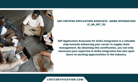 Simplify and Automate Your Supply Chain with SAP Certified Application Associate – Ariba Integration (C_AR_INT_13)
