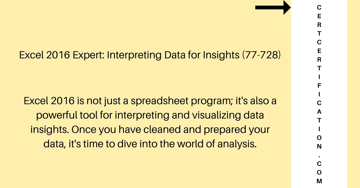 Demystifying Data Analysis: Excel 2016 Expert’s Guide to Interpreting Insights