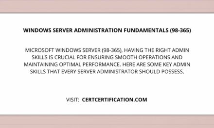 Unlocking the Power of Microsoft Windows Server with Fundamental Admin Skills (98-365)