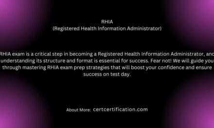 From Anxiety to Confidence: Mastering RHIA Exam Prep Strategies